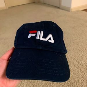 Hat/Fila/Navy Blue